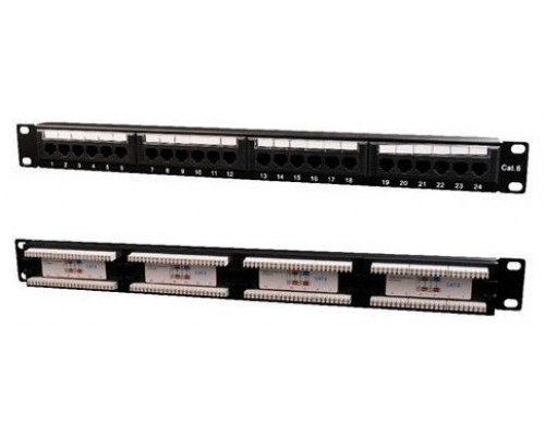Panel de transferencia de 24 puertos, adecuado